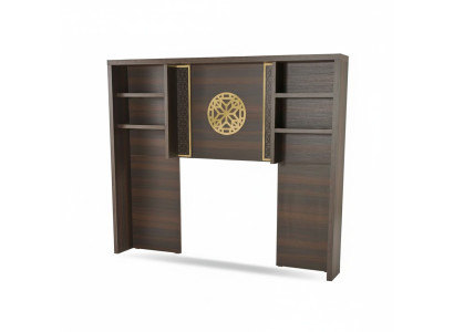 Bücherregal Braun Einfarbig Modern Stil Rechteckig Form Arbeitszimmer
