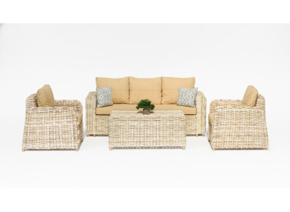 Set GartenMöbel Sofa Sessel Couchtisch Ästhetik Bequemlichkeit Praktikabilität