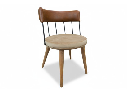 Küchenstuhl Stuhl Lehnstuhl Esszimmerstuhl Braun Holz Holzstuhl Möbel
