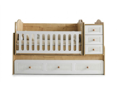 Stilvoll Kinderbett von Helles Holz luxuriös Bettrahmen Perfekte neu