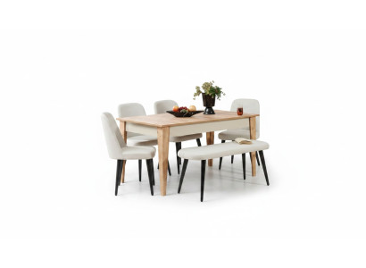 Esstisch Essgruppe Essmöbel Tisch Esszimmer Sitzgruppe Esszimmerset TV-Ständer