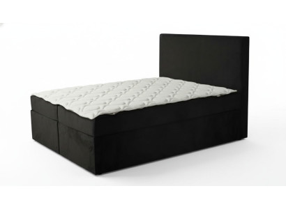 Doppelbett Schlafzimmer Bett 180сm Matratze Schwarz moderner Stil Holz