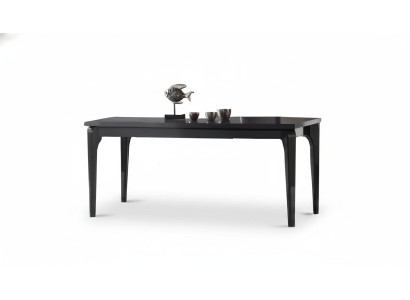 Esszimmer Esstisch Schwarz Tisch hölzern Küchentisch Küche Moderne Möbel Luxus
