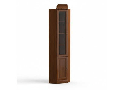 Eckvitrine Glasschrank Schrankvitrine Holzschrank Objektschrank Regalvitrine