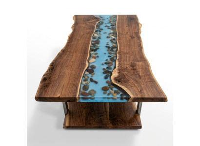 Couchtisch Rechteckig Braun Luxus Design Hochwertig Möbel Wohnzimmer Couchtische