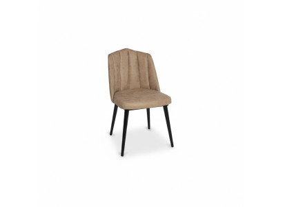 Stuhl Esszimmerstuhl Küchenstuhl Polsterstuhl Sessel Kunstleder Beige