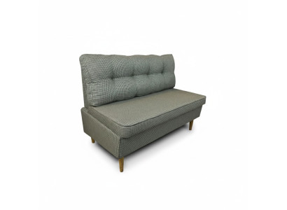 Sofa Doppelsofa Polsterung Couch Sitzcouch Mit Kissen Kariert 2 Sitzer