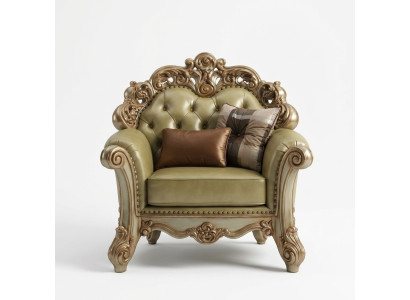 Luxus Chesterfield Sessel Ohrensessel Polster Royal Design Kunstleder