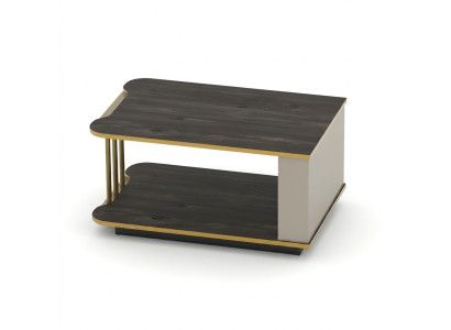 Couchtisch Beistelltisch Arbeitszimmer Tisch Sofatisch mit Regal Büromöbel