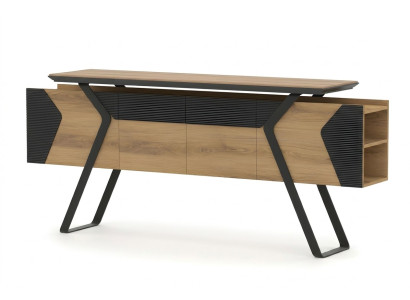 Sideboard Schrank Aktenschrank Büroschrank Arbeitszimmer Büromöbel Holz