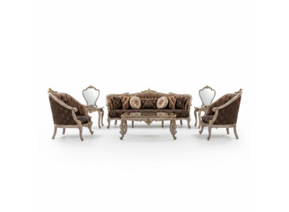 Sofagarnitur 3+1 Sitzer Sofa Sessel Sofas Stoff Gruppe Wohnzimmer Neu Sofort