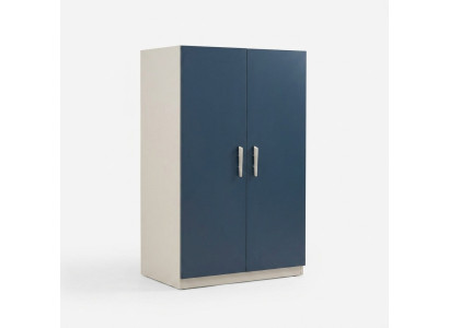 Blauer moderner Kleiderschrank aus Holz für Schlafzimmer