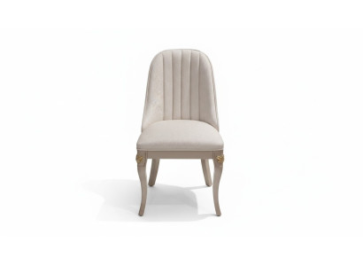 Elegante Beigefarbene Holzstühle im Set von 6 für Esszimmer und Büro