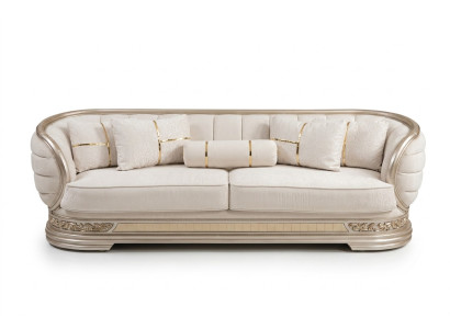 Modernes beiges Stoffsofa für Wohnzimmer