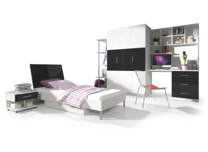 Jugendzimmer Set Komplett Bett Kinderzimmer Kleiderschrank Schreibtisch