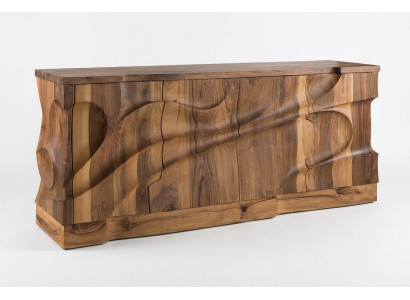 Elegante braune Holz-Konsolentisch im stilvollen Design