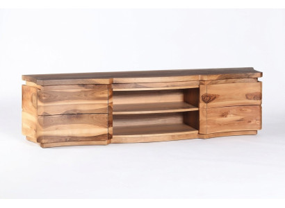Elegante braune Holzkonsole im stilvollen Design