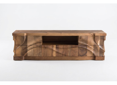 Elegantes braunes Holz Konsolmöbel in zeitlosem Design