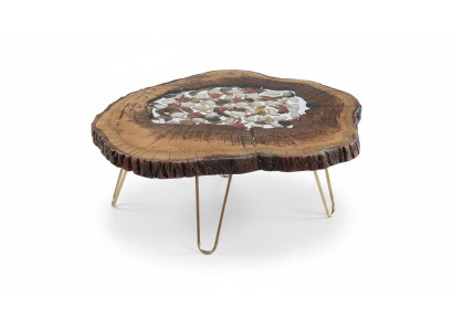 Moderner Couchtisch aus Holz in Braun für Wohnzimmer
