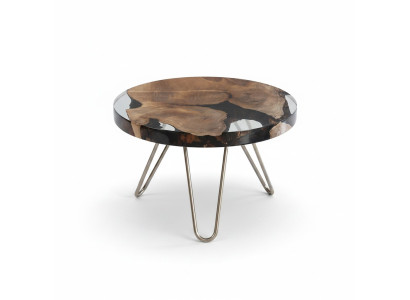 Eleganter brauner Couchtisch aus Holz für modernes Wohnzimmer