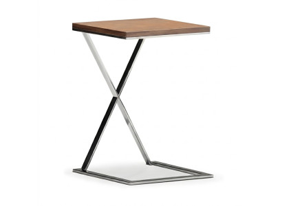Beistelltisch aus Metall in Braun modern eleganter Wohnstil