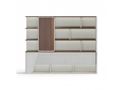 Modern Aktenschrank Bücherregal Büro Möbel praktisch 240cm