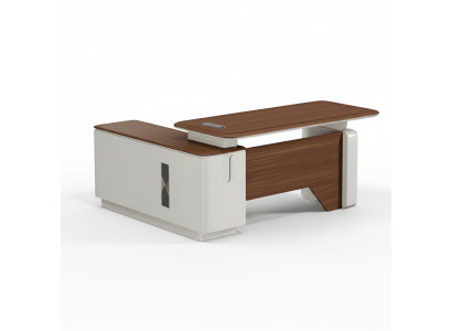 Eckschreibtisch Büro Office modern Holz Arbeitszimmer Tisch