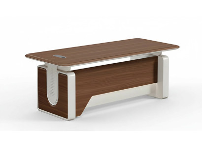 Schreibtisch Büro Tisch 200x90x75 cm modern Holz Arbeitszimmer