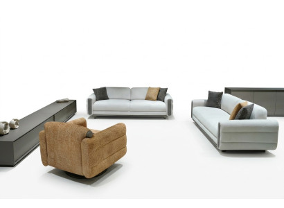 Polstergarnitur: Sofa für 3 Sitze + Sessel Wohnzimmer Sofagarnitur