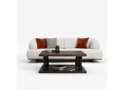 Sofa Couch Dreisitzer Wohnlandschaft Modern Komfort Elegant