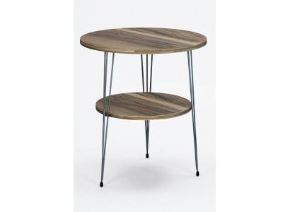 Beistelltisch aus Metall in Braun modern eleganter Wohnstil