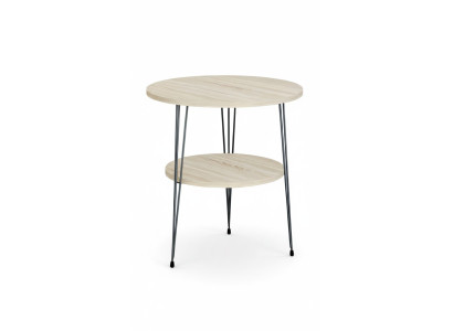 Beistelltisch aus Metall in Beige modern elegant