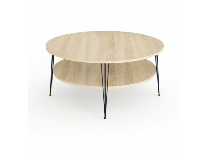 Eleganter brauner Couchtisch aus Holz mit stilvollem Design