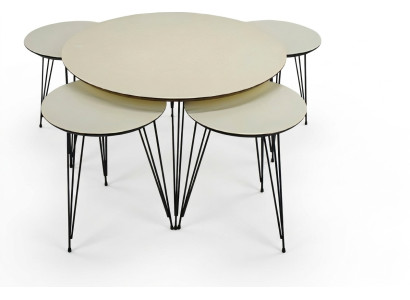 Weiße Holz Couchtisch mit modernem Design
