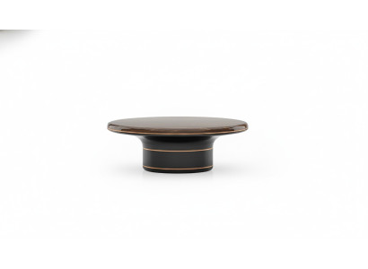 Eleganter brauner Holz-Couchtisch im stilvollen Design