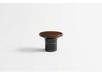Beistelltisch aus Holz in Braun modern eleganter Wohnstil