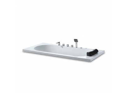 Massagebadewanne Badewanne Whirlpool Blubberbad Spa-Bad Whirlwanne 180x85 cm