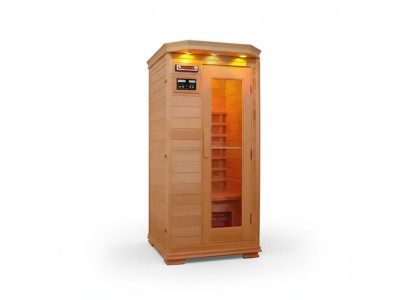 Designsauna Sauna Saunaraum Dampfsauna Holzsauna Saunakabine 100x100 cm