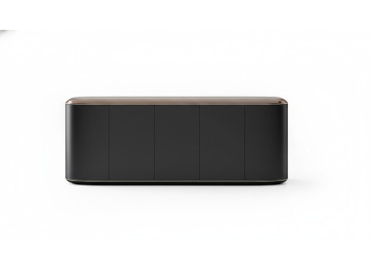 Schwarze Konsole aus Holz modern, stilvoll und hochwertig