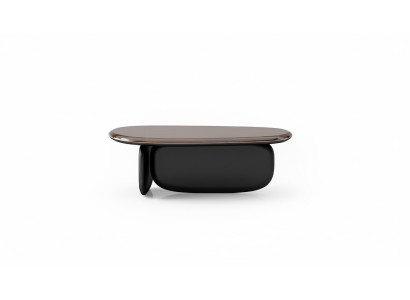 Eleganter brauner Couchtisch aus Holz im zeitlosen Design