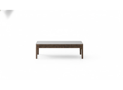 Eleganter brauner Couchtisch aus Holz für modernes Wohnzimmer