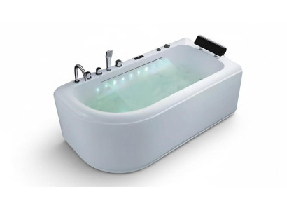 Massage Badewanne Whirlpool Spa Whirlwanne Hydromassagewanne 180x85 cm