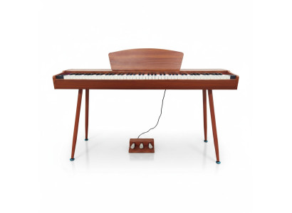 Digitální piano Domácí piano Digitální klávesnice 135cm třešňově červená