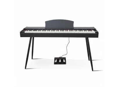 Digitální stage piano v hnědé barvě do domácnosti