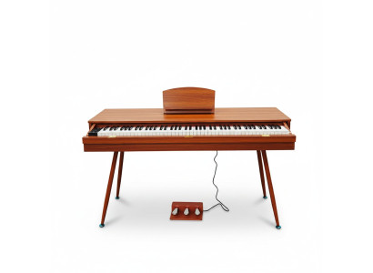 Digitální scénické piano černé lesklé vintage