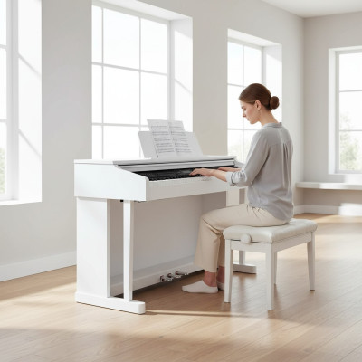 Digitální piano Stage Piano Bílý lesk