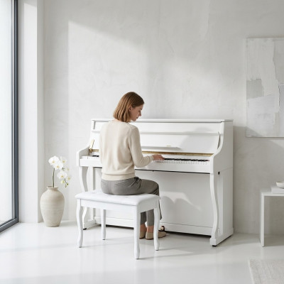 Digitální piano s plně otevíratelným víkem, vysoce kvalitní zpracování
