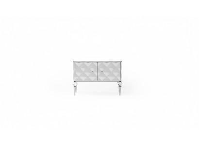 Elegantes weißes Holzsideboard im modernen Design