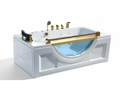 Massage Badewanne Whirlpool Spa Whirlwanne Hydromassagewanne 170x92 cm