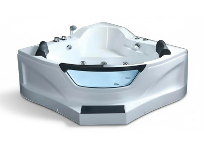 Massagebad Whirlpool Whirlwanne Hot Tub Blubberbad Hydromassagewanne 154x154 cm